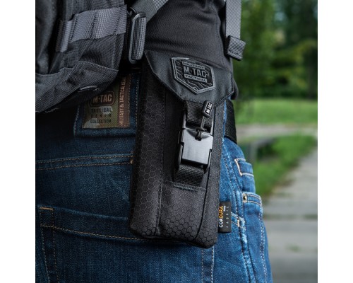 M-TAC ПОДСУМОК ДЛЯ СМАРТФОНА ELITE MEDIUM HEX BLACK