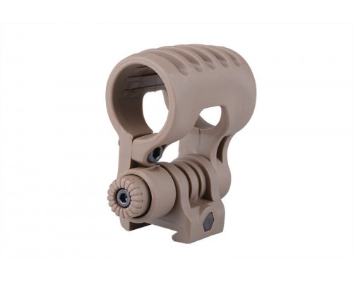 Крепление для фонаря Adjustable Flashlight Mount for 22mm RIS Rail - Dark Earth