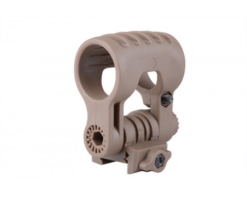 Крепление для фонаря Adjustable Flashlight Mount for 22mm RIS Rail - Dark Earth