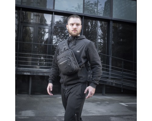 M-TAC СУМКА CROSS BAG SLIM ELITE HEX BLACK