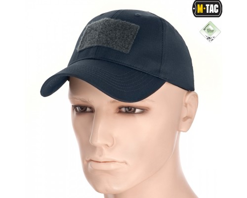 M-TAC БЕЙСБОЛКА С ЛИПУЧКОЙ FLEX РИП-СТОП DARK GREY