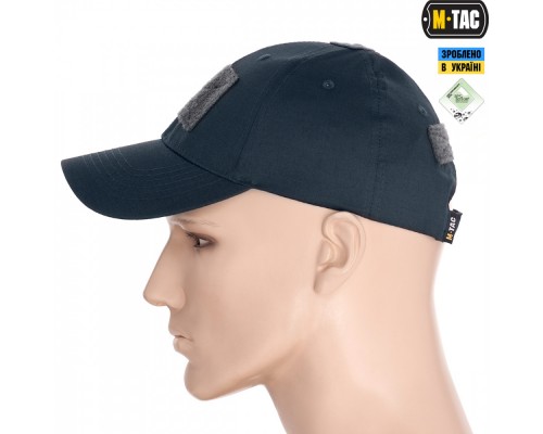 M-TAC БЕЙСБОЛКА С ЛИПУЧКОЙ FLEX РИП-СТОП DARK GREY