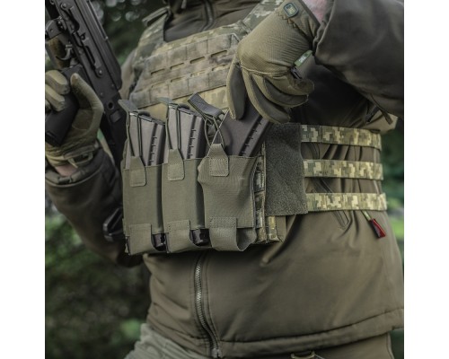M-TAC ПОДСУМОК ЭЛАСТИЧНЫЙ НА 3 МАГАЗИНА ELITE LASER CUT RANGER GREEN