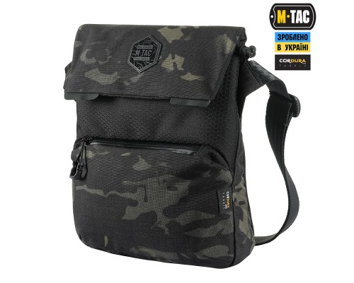 M-TAC СУМКА KONVERT BAG ELITE MULTICAM BLACK/BLACK