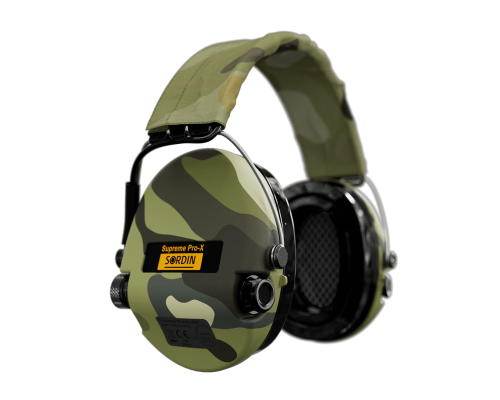 Активные наушники Sordin Supreme Pro-X LED Camo
