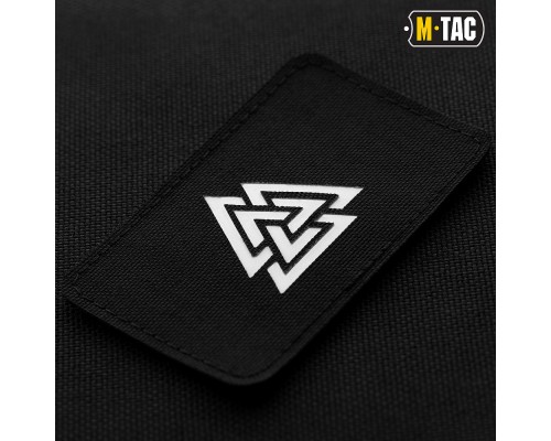 M-TAC НАШИВКА ВАЛЬКНУТ ГОРИЗОНТАЛЬНАЯ LASER CUT BLACK/GID