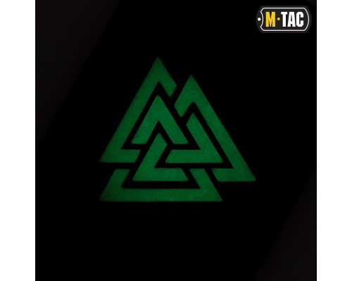 M-TAC НАШИВКА ВАЛЬКНУТ ГОРИЗОНТАЛЬНАЯ LASER CUT BLACK/GID