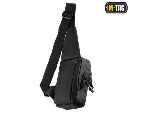 M-TAC СУМКА-КОБУРА НАПЛЕЧНАЯ С ЛИПУЧКОЙ BLACK
