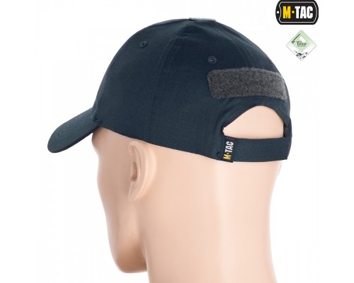 M-TAC БЕЙСБОЛКА С ЛИПУЧКОЙ FLEX РИП-СТОП DARK GREY