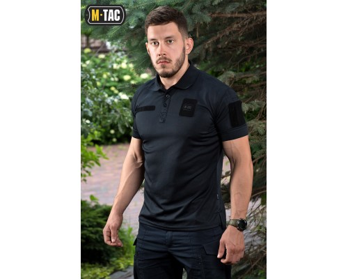 M-TAC ПОЛО ELITE TACTICAL COOLMAX DARK NAVY BLUE