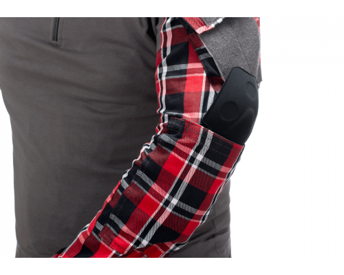 Боевая рубашка InvaderGear Flannel Combat Shirt Red