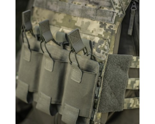 M-TAC ПОДСУМОК ЭЛАСТИЧНЫЙ НА 3 МАГАЗИНА ELITE LASER CUT RANGER GREEN