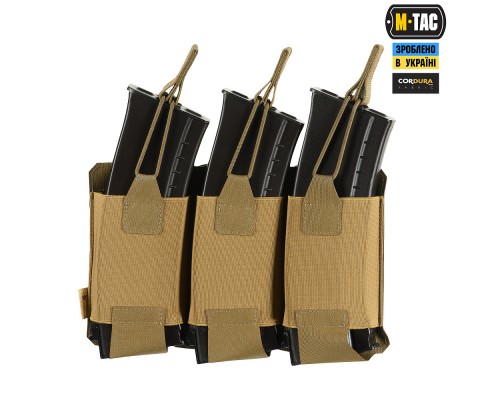 M-TAC ПОДСУМОК ЭЛАСТИЧНЫЙ НА 3 МАГАЗИНА ELITE LASER CUT COYOTE