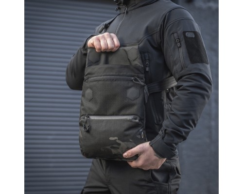 M-TAC СУМКА KONVERT BAG ELITE MULTICAM BLACK/BLACK