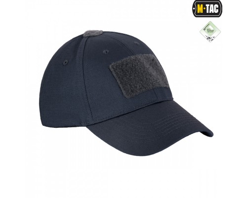 M-TAC БЕЙСБОЛКА С ЛИПУЧКОЙ FLEX РИП-СТОП DARK GREY