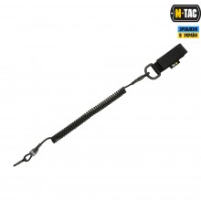 M-TAC ШНУР СТРАХОВОЧНЫЙ LITE ПОД КАРАБИН С D-КОЛЬЦОМ ЧЕРНЫЙ