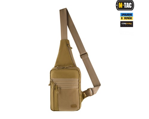 M-TAC СУМКА-КОБУРА НАПЛЕЧНАЯ ELITE GEN.IV С ЛИПУЧКОЙ COYOTE