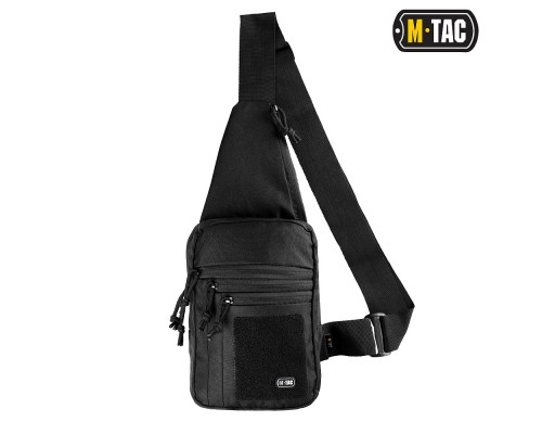 M-TAC СУМКА-КОБУРА НАПЛЕЧНАЯ С ЛИПУЧКОЙ BLACK