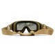 Маска WILEY X SPEAR TAN- 3 Lenses Grey/Clear/Light Rust