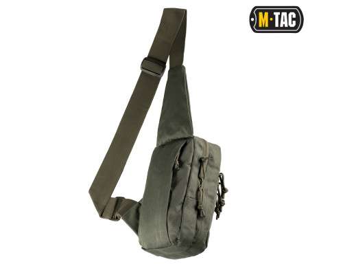 M-TAC СУМКА-КОБУРА НАПЛЕЧНАЯ С ЛИПУЧКОЙ OLIVE