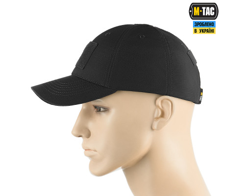 M-TAC БЕЙСБОЛКА ТАКТИЧЕСКАЯ ELITE FLEX РИП-СТОП BLACK