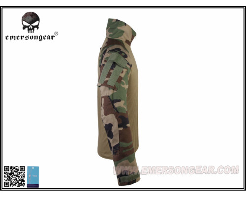 Тактическая рубашка EmersonGear G3 Combat Shirts Woodland