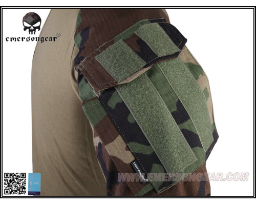 Тактическая рубашка EmersonGear G3 Combat Shirts Woodland