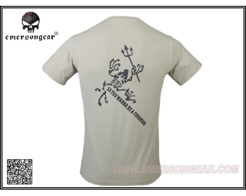 Футболка EmersonGear Absorbent sweat and perspiration J Khaki