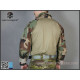 Тактическая рубашка EmersonGear G3 Combat Shirts Woodland