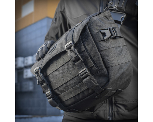 M-TAC СУМКА MESSENGER BAG ELITE HEX BLACK