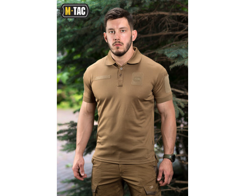 M-TAC ПОЛО ELITE TACTICAL COOLMAX COYOTE