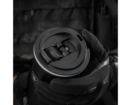 M-TAC ТЕРМОКРУЖКА С КЛАПАНОМ 450 МЛ Black