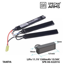 Аккумулятор LiPo 11,1V 1300mAh 15/30C Battery - Butterfly Configuration