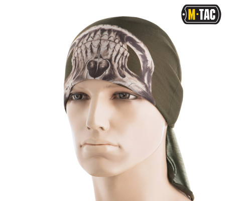M-TAC ШАРФ-ТРУБА ОБЛЕГЧЕННЫЙ REAPER SKULL OLIVE