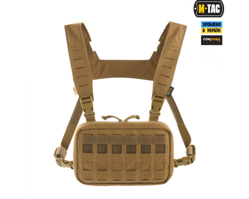 Нагрудная сумка M-TAC CHEST RIG ELITE COYOTE