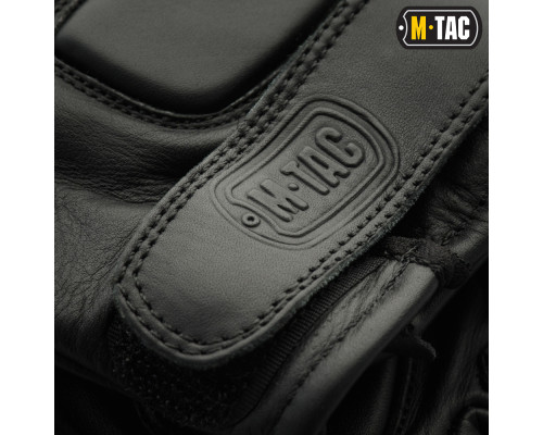 M-TAC ПЕРЧАТКИ БЕСПАЛЫЕ КОЖАНЫЕ ASSAULT TACTICAL MK.1 BLACK