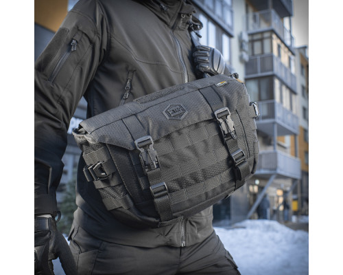 M-TAC СУМКА MESSENGER BAG ELITE HEX BLACK