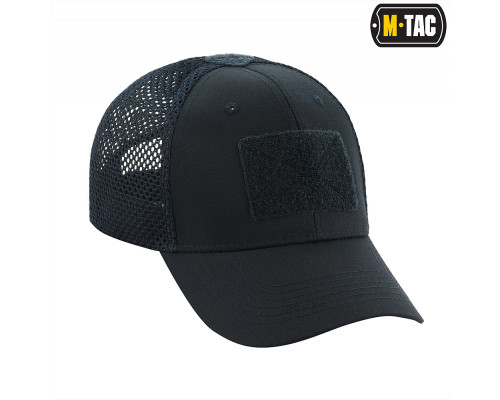 M-TAC БЕЙСБОЛКА С ЛИПУЧКОЙ И СЕТКОЙ FLEX РИП-СТОП DARK NAVY BLUE