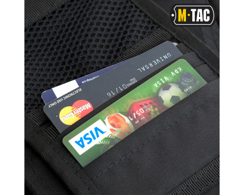 M-TAC КОШЕЛЕК С ЛИПУЧКОЙ ELITE BLACK