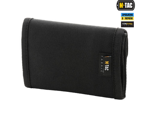 M-TAC КОШЕЛЕК С ЛИПУЧКОЙ ELITE BLACK