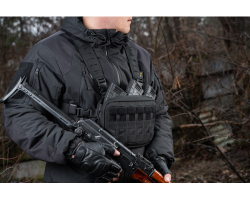 Нагрудная сумка M-TAC CHEST RIG MILITARY ELITE BLACK