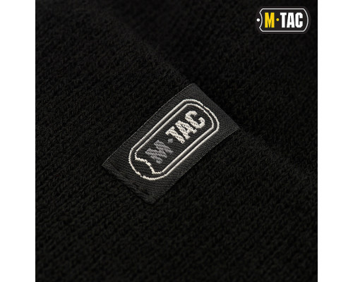 M-TAC ШАПКА ТОНКАЯ ВЯЗКА 100% АКРИЛ BLACK