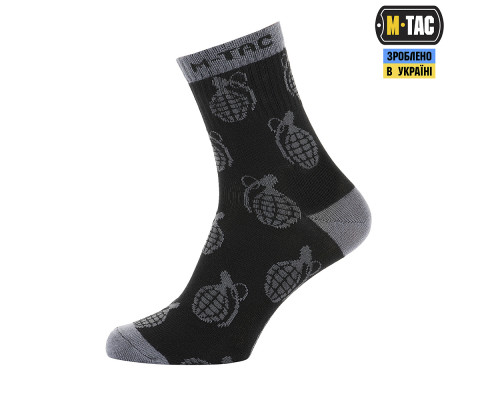 M-TAC НОСКИ ЛЕГКИЕ MK.3 GRENADES BLACK