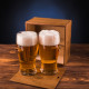 Набор из 2-х пивных бокалов с настоящей пулей
