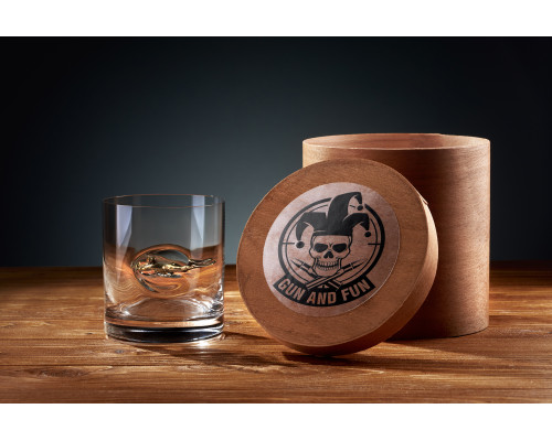 СТАКАН ДЛЯ ВИСКИ С ДЕТАЛИЗИРОВАННОЙ ФИГУРКОЙ ПОДВОДНОГО ОХОТНИКА