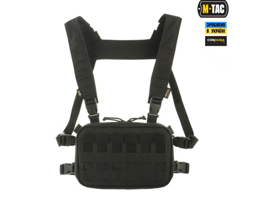 Нагрудная сумка M-TAC CHEST RIG MILITARY ELITE BLACK