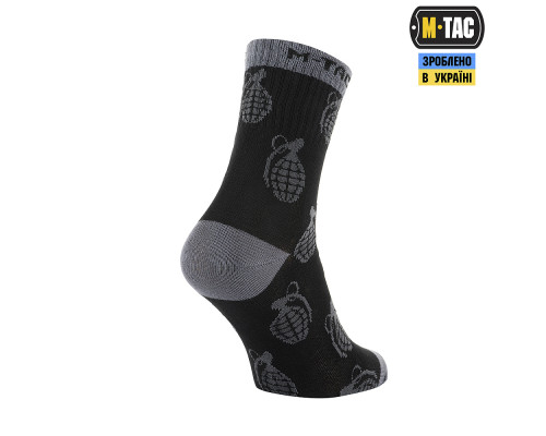 M-TAC НОСКИ ЛЕГКИЕ MK.3 GRENADES BLACK
