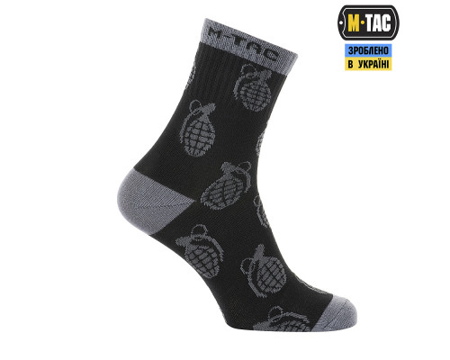 M-TAC НОСКИ ЛЕГКИЕ MK.3 GRENADES BLACK