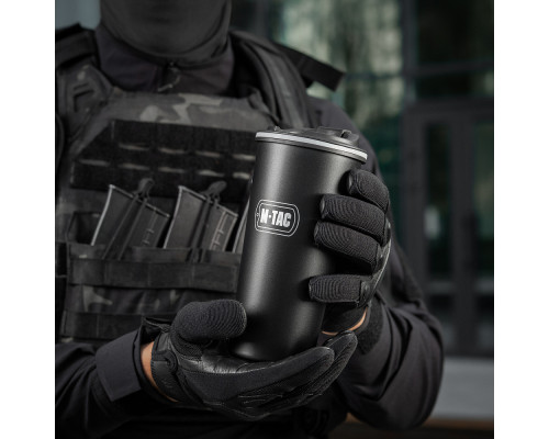 M-TAC ТЕРМОКРУЖКА С КЛАПАНОМ 450 МЛ Black