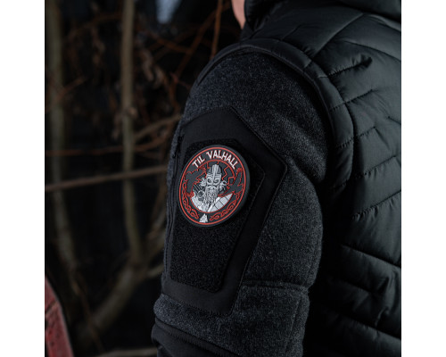 M-TAC НАШИВКА TIL VALHALL ПВХ КРАСНО-ЧЕРНАЯ